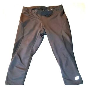 Roadrunner gray crop leggings M